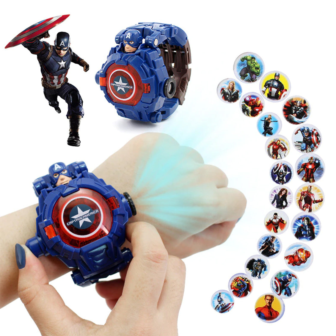 Captain America Transformer Watch