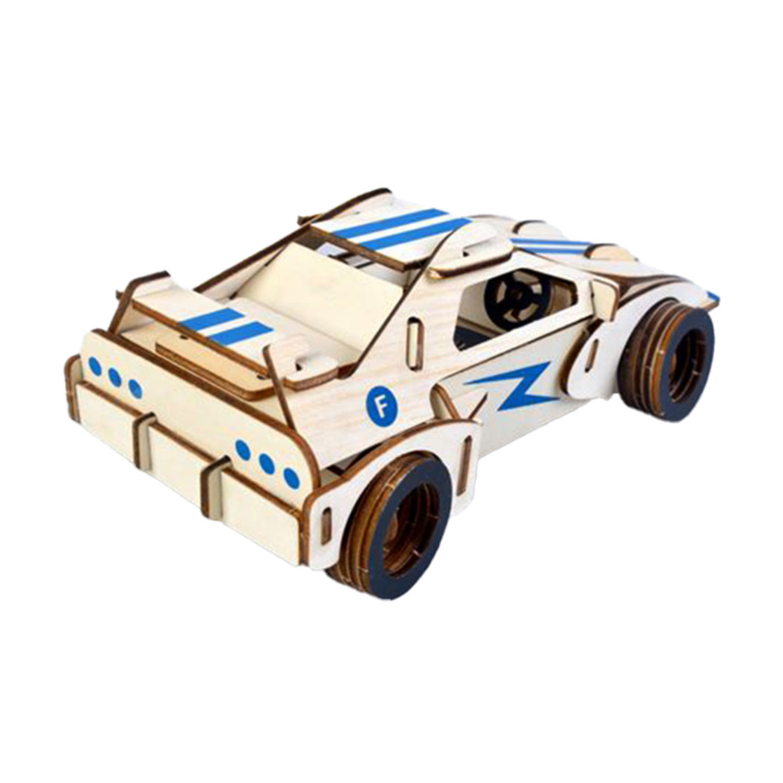 Race Car 3D Wood Assembly Kit