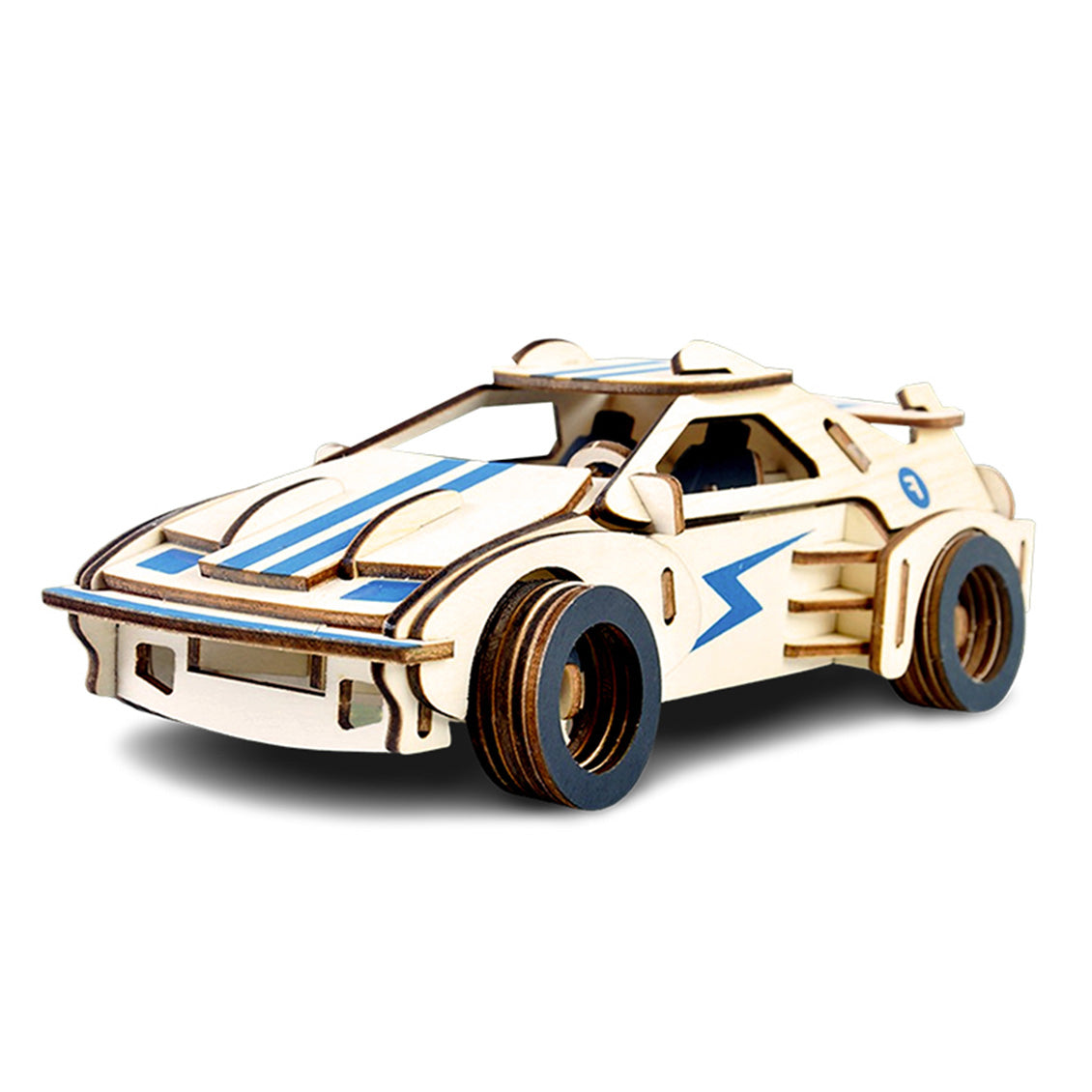 Race Car 3D Wood Assembly Kit