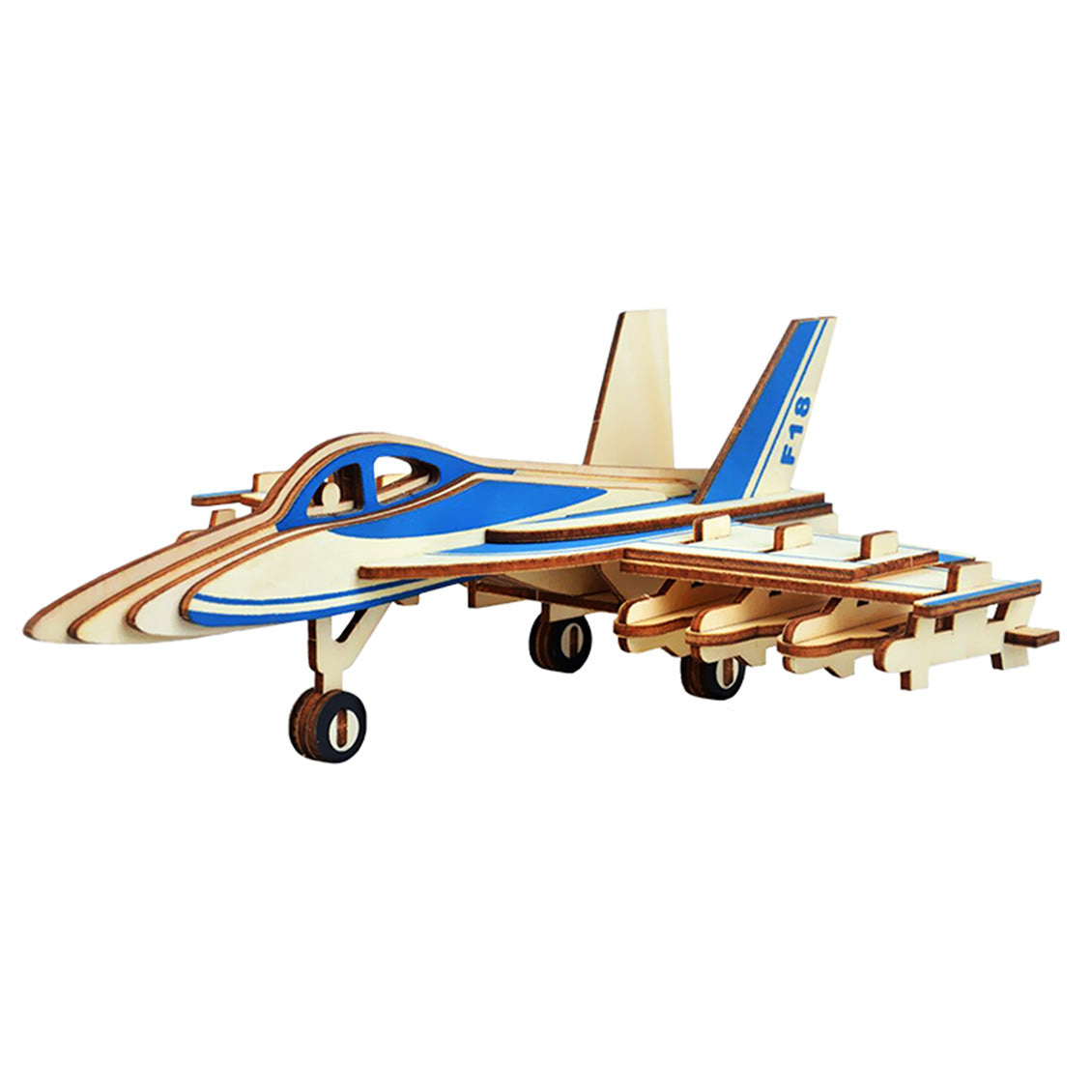 F-18 Hornet Bomber 3D Wood Assembly Kit