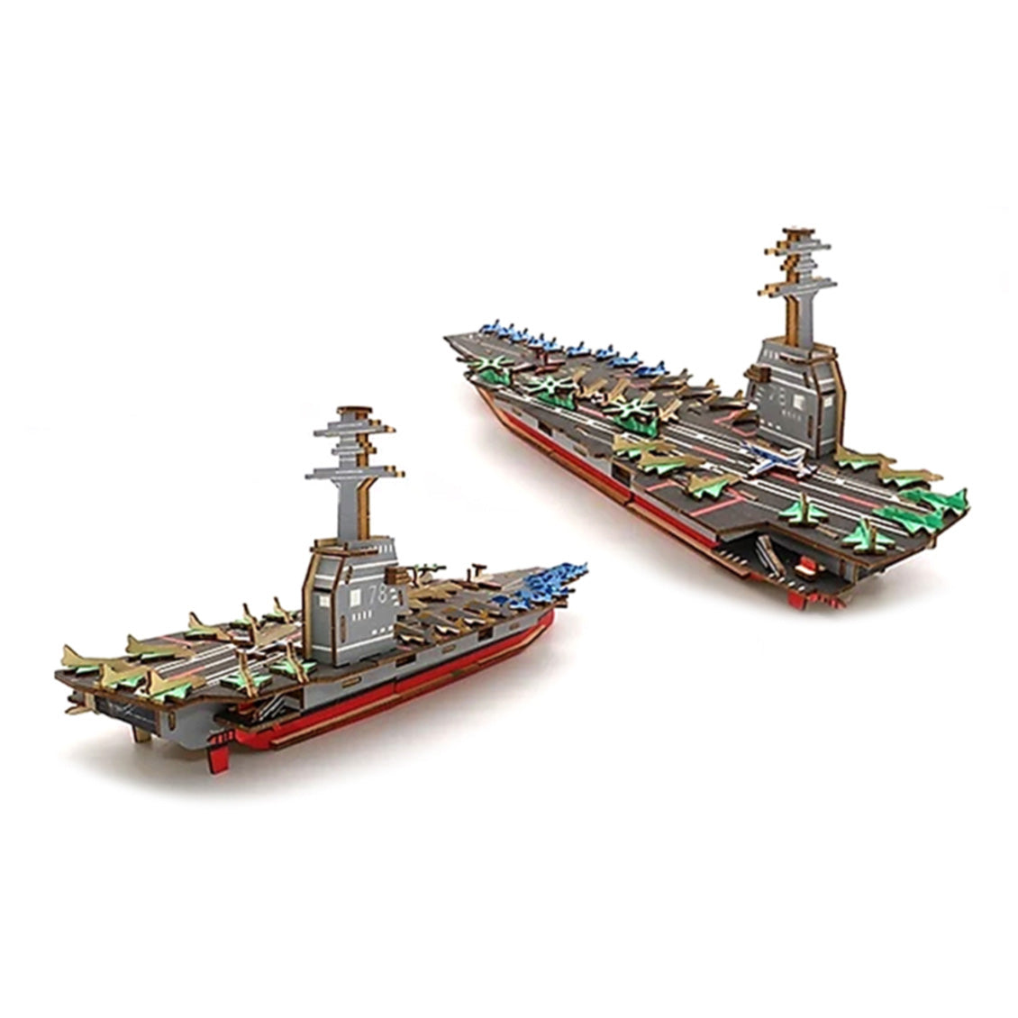 Aircraft Carrier 3D Wood Assembly Kit