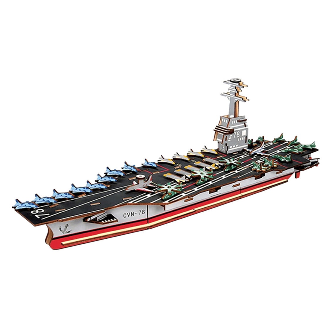 Aircraft Carrier 3D Wood Assembly Kit