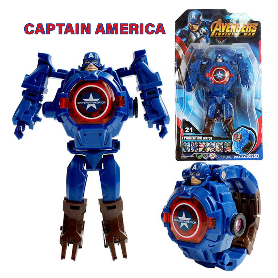 Captain America Transformer Watch