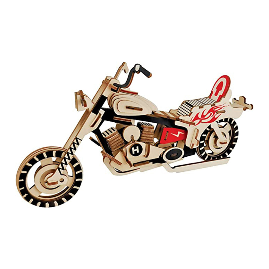 Harley Motorcycle 3D Wood Assembly Kit