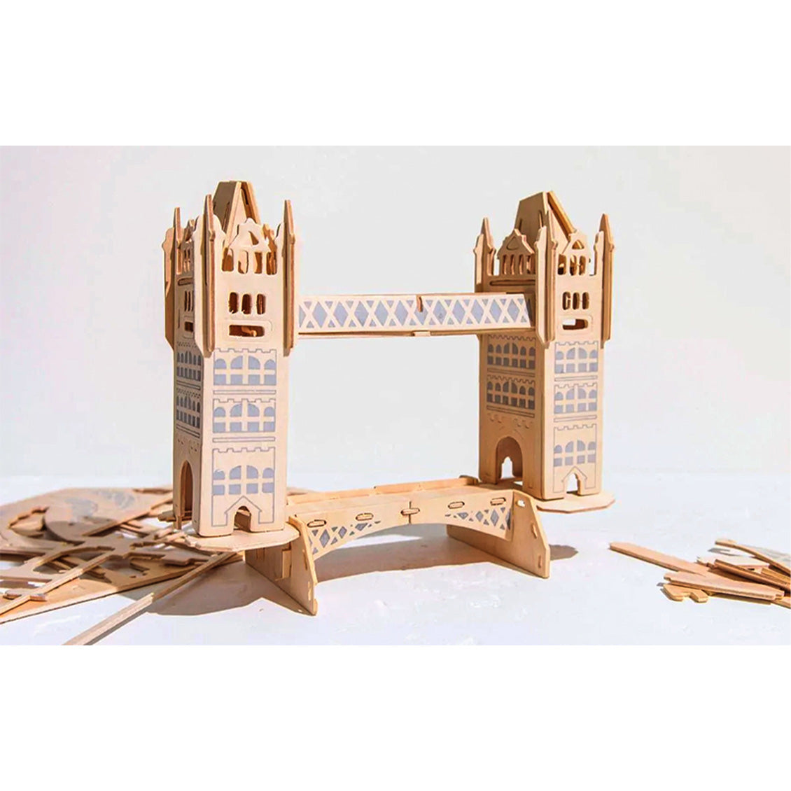 London Tower Bridge 3D Wood Assembly Kit