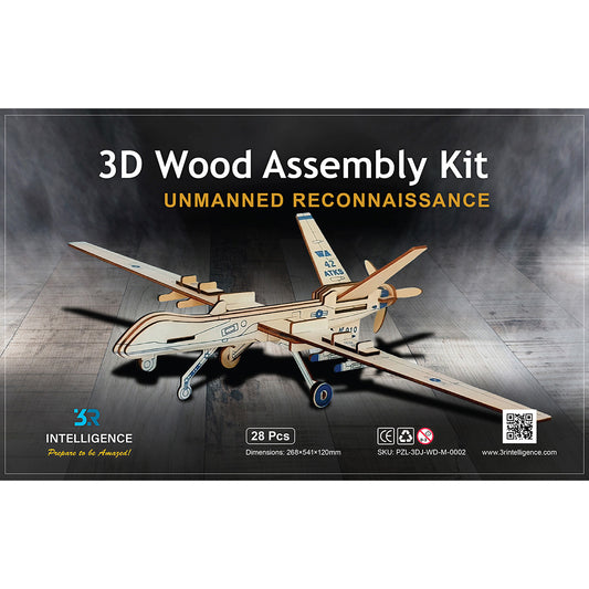 Unmanned Reconnaissance 3D Wood Assembly Kit