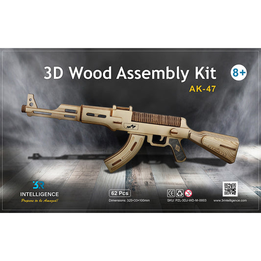 AK-47 3D Wood Assembly Kit